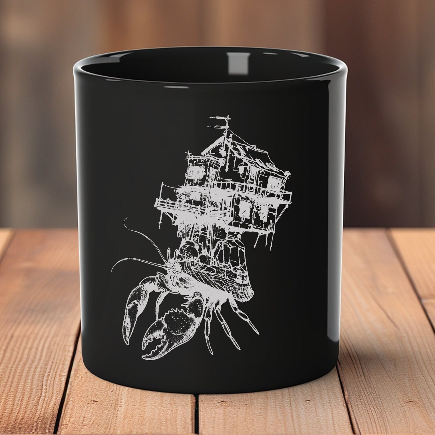 Creepy Crab Graphic, Hermit Crab PNG, Crabby Graphic, Instant Download, Laser Engraver Files, Crab House SVG, House Crab, Scary Crab Image!!